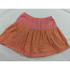 Hanna Andersson Skort Size 110 Orange Pink Stripes‎ Skirt Shorts